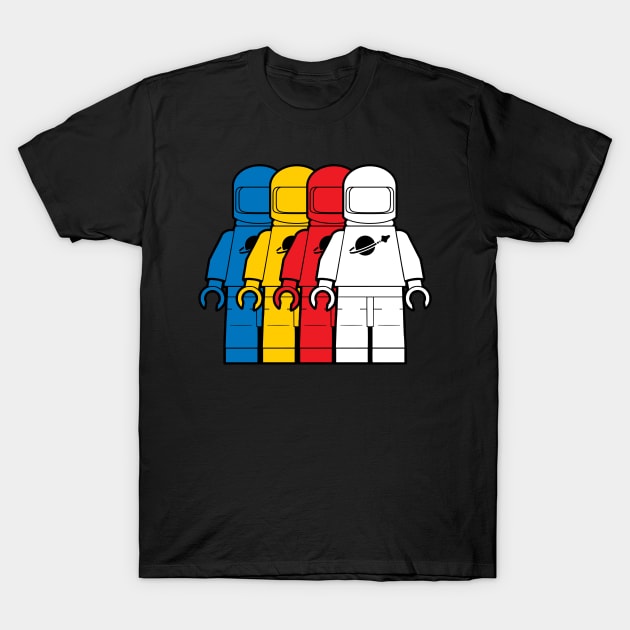 Classic Spacemen T-Shirt by Davidhedgehog